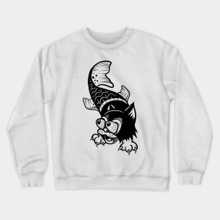 Mermaid cat Crewneck Sweatshirt